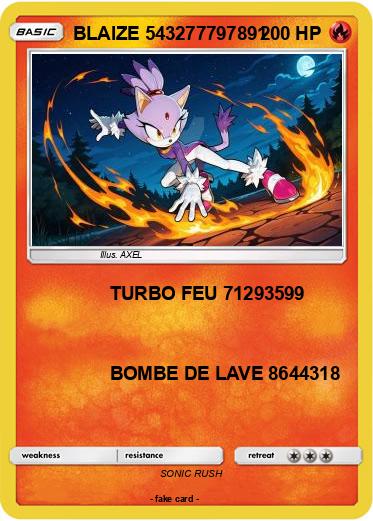 Pokemon BLAIZE 543277797891