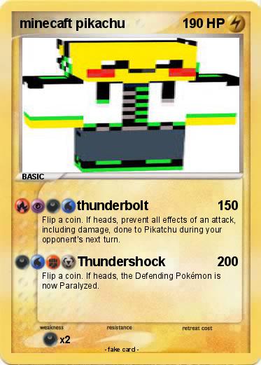 Pokemon minecaft pikachu