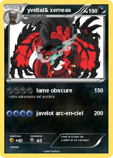 Pokemon yveltal& xerneas