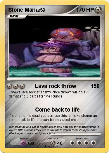 Pokemon Stone Man
