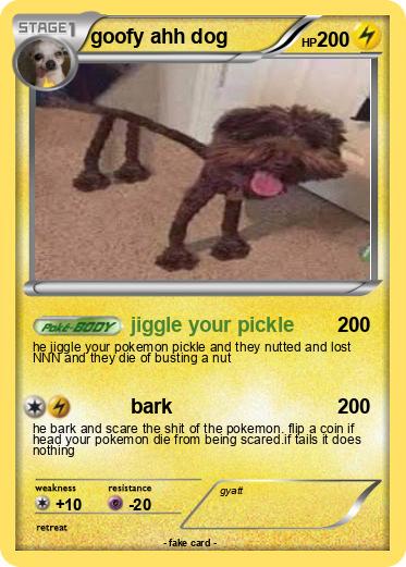 Pokemon goofy ahh dog