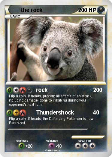 Pokemon the rock