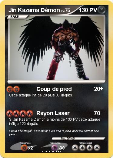 Pokemon Jin Kazama Démon