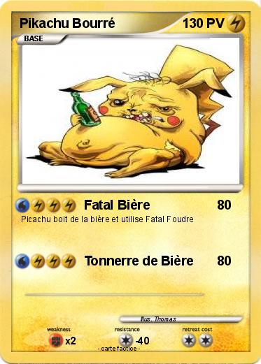 Pokemon Pikachu Bourré