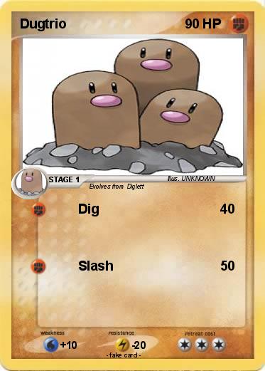 Pokemon Dugtrio