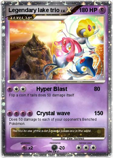 Pokemon Legendary lake trio