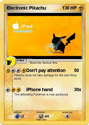 Pokemon Electronic Pikachu