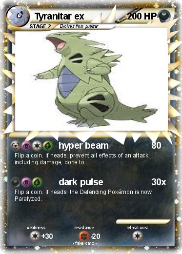 Pokemon Tyranitar ex