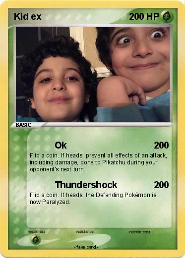 Pokemon Kid ex