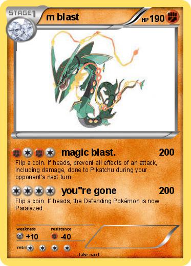 Pokemon m blast
