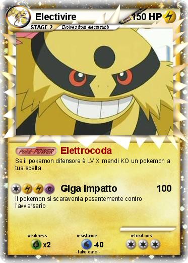 Pokemon Electivire