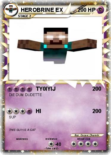 Pokemon HEROBRINE EX