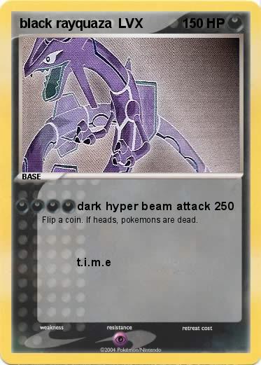 Pokemon black rayquaza  LVX