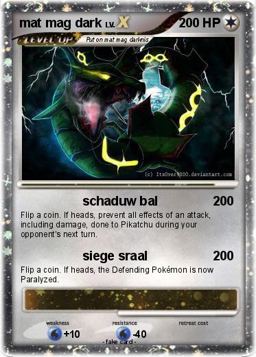 Pokemon mat mag dark