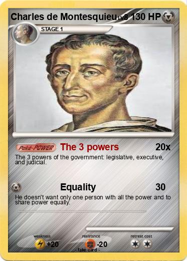 Pokemon Charles de Montesquieu
