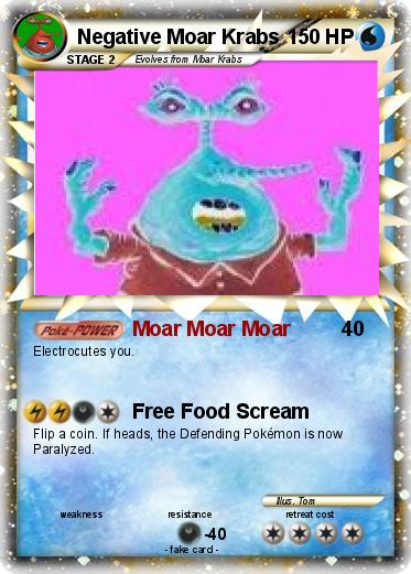 Pokemon Negative Moar Krabs