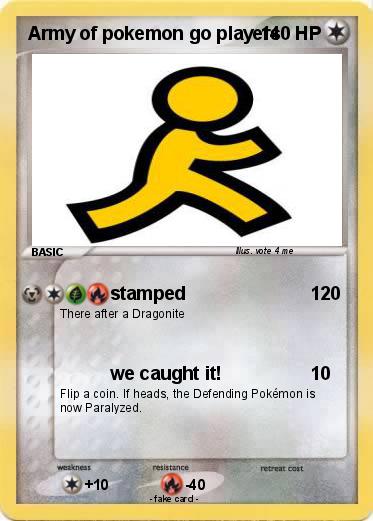 Pokemon Army of pokemon go players