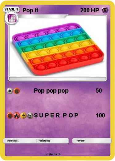 Pokemon Pop it