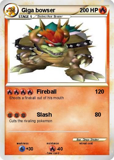 Pokemon Giga bowser