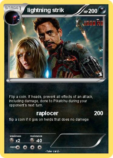 Pokemon lightning strik