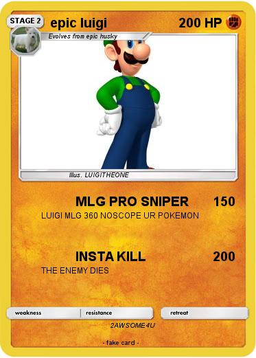 Pokemon epic luigi