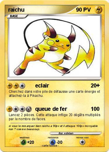 Pokemon raichu