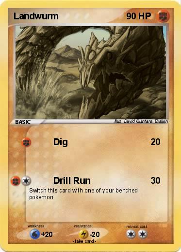 Pokemon Landwurm