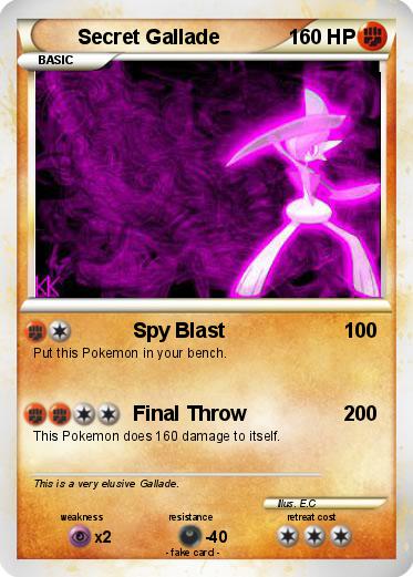 Pokemon Secret Gallade