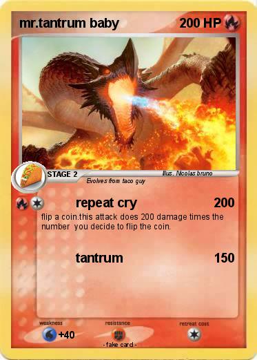 Pokemon mr.tantrum baby