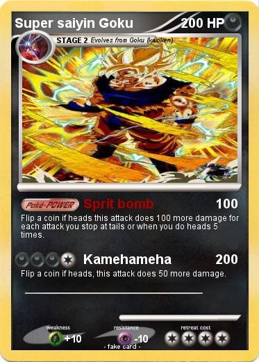 Pokemon Super saiyin Goku