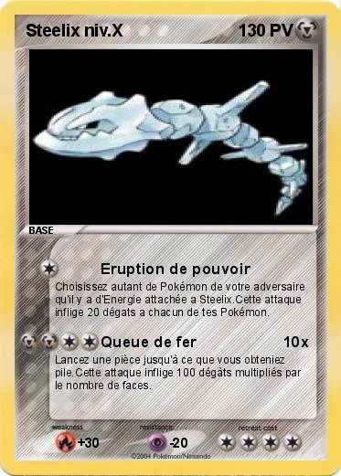 Pokemon Steelix niv.X