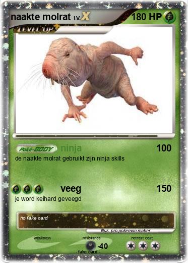 Pokemon naakte molrat