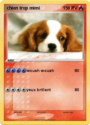 Pokemon chien trop mimi