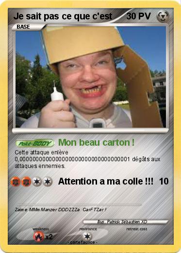 Pokemon Je sait pas ce que c'est
