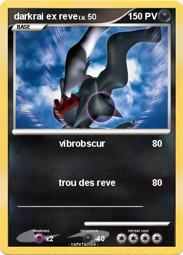 Pokemon darkrai ex reve