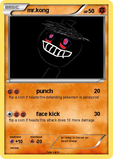 Pokemon mr.kong