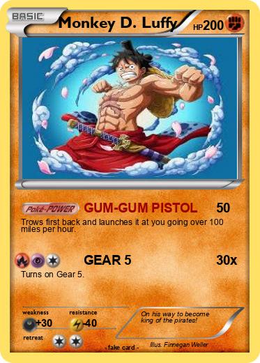 Pokemon Monkey D. Luffy