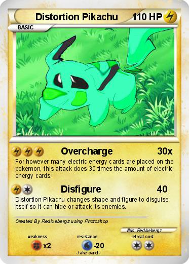 Pokemon Distortion Pikachu