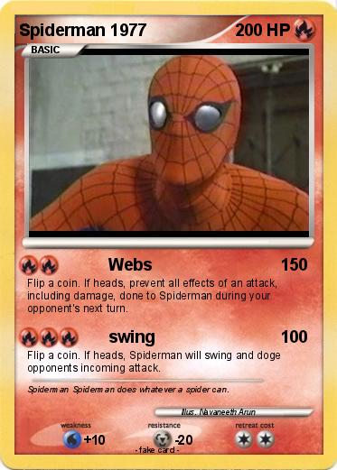 Pokemon Spiderman 1977