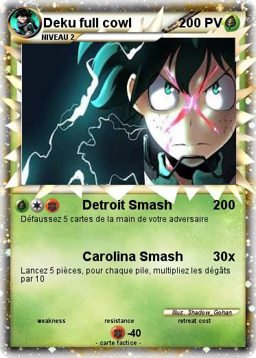 Pokemon Deku full cowl