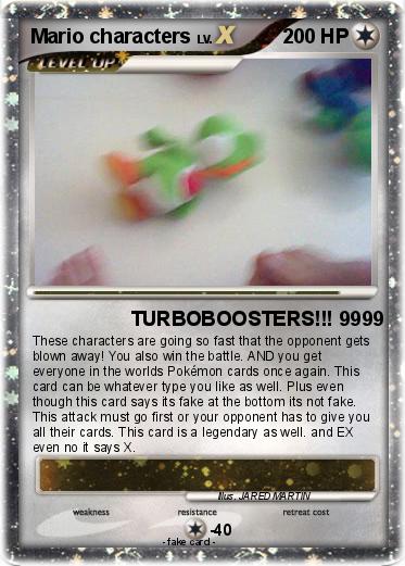 Pokemon Mario characters