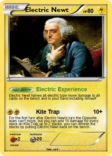 Pokemon Electric Newt