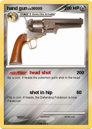 Pokemon hand gun