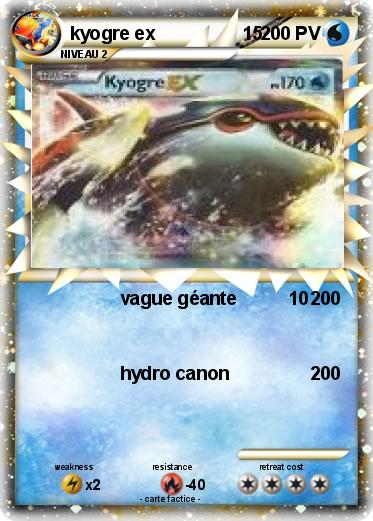 Pokemon kyogre ex                 15