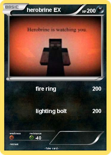 Pokemon herobrine EX