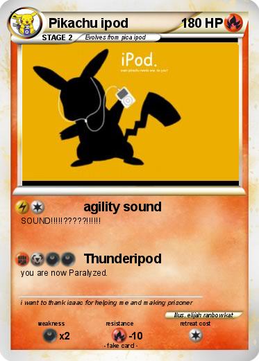 Pokemon Pikachu ipod