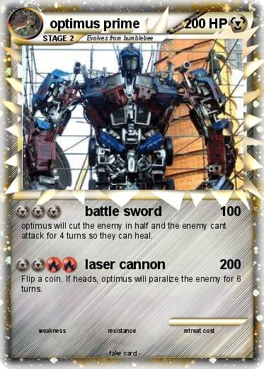 Pokemon optimus prime