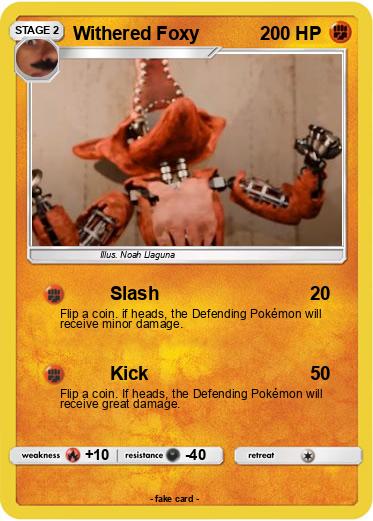 Pokemon Withered Foxy