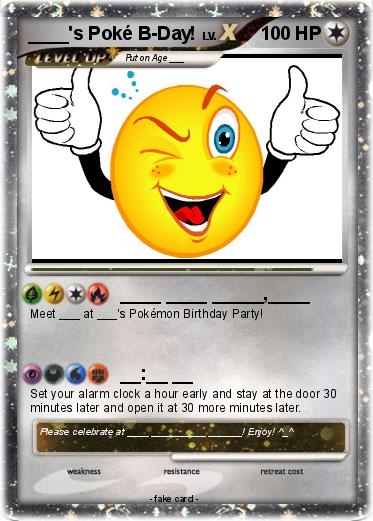 Pokemon ____'s Poké B-Day!