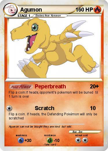 Pokemon Agumon